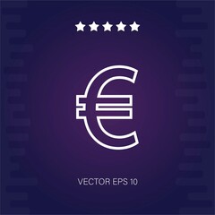 euro vector icon