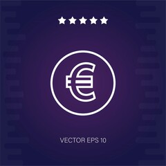 euro vector icon