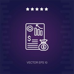 financial vector icon