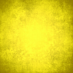 Yellow grunge wall for texture background