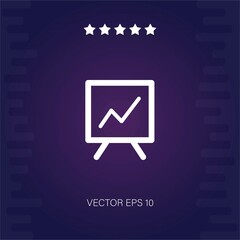 graph vector icon