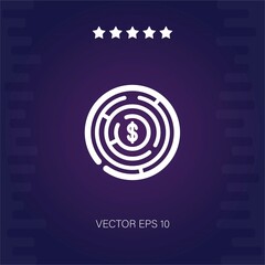 labyrinth vector icon vector illustration