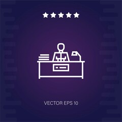 officeworker vector icon vector illustration
