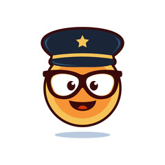 cute coin hat mascot character