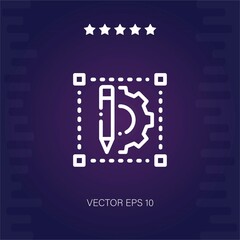 setting vector icon vector illustration