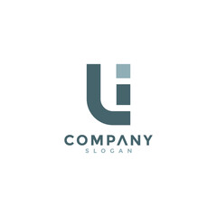 letter U I logo