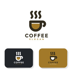 coffee cup logo line