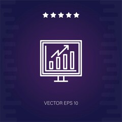 stat vector icon vector illustration
