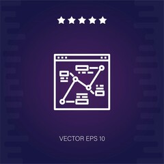 website vector icon vector illustration