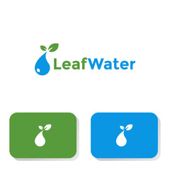 leaf water logo