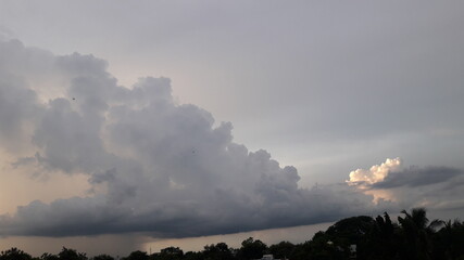 time lapse of clouds in the sky