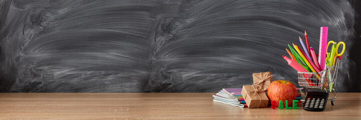 School background. Back to school.
