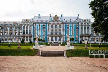 catherine's palace in tsarkoie selo