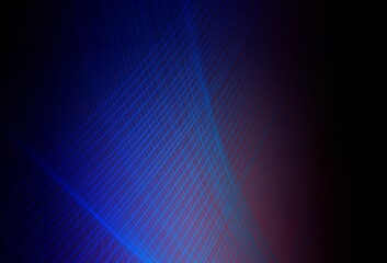 Dark Pink, Blue vector blurred shine abstract background.