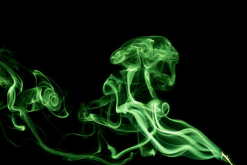 Fototapeta premium Smoke from an incense stick.