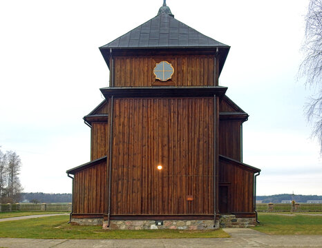 a wooden Catholic church dedicated to the Blessed Virgin Mary, built in 1742 in Zawady, currently standing in the village of Cibory, in Podlasie, Poland