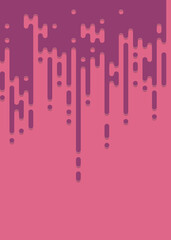 Abstract Rounded Color Lines halftone transition background illustration