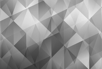 Light Gray vector polygonal background.