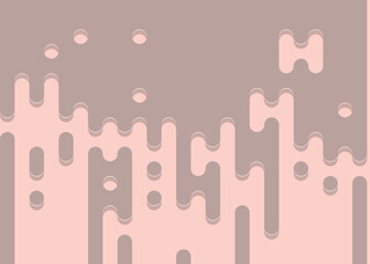 Abstract Rounded Color Lines halftone transition background illustration