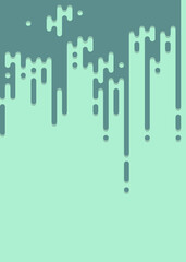 Abstract Rounded Color Lines halftone transition background illustration