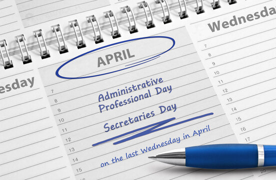 Note: Administrative Professional Day, Secretaries Day