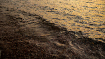 Sunset on beach, sunset on sea, sunset view
