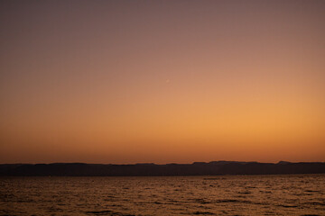 Sunset on beach, sunset on sea, sunset view