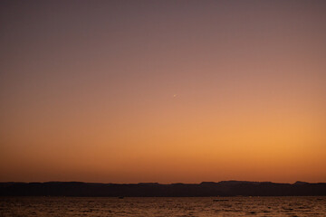 Sunset on beach, sunset on sea, sunset view