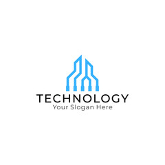 Fototapeta premium Logo Design Templates for Creative Building Concepts or technology.