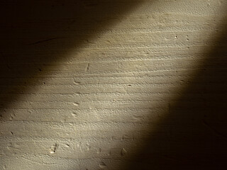 Light on the wood texture