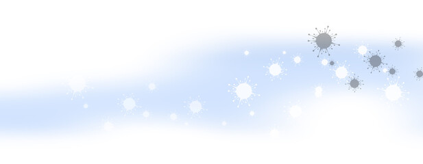 Abstract virus background.