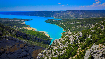 The Canyon of Verdon in the French Alpes - amazing nature