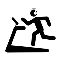 Man on treadmill Icon