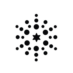 Vector snowflake Icon