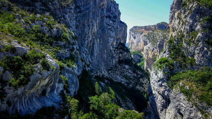The Canyon of Verdon in the French Alpes - amazing nature