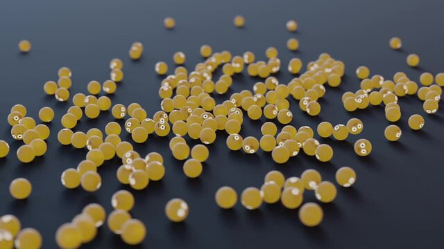 Flushed Face Emoji 3D Studio Animated