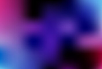 Obraz premium Dark Pink, Blue vector blurred and colored pattern.
