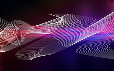 Dark Blue, Red vector abstract blurred background. Abstract colorful illustration with gradient. New design for your business.