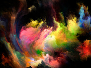 Obraz na płótnie Canvas Depth of Color Motion