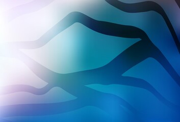 Light BLUE vector blurred shine abstract background.