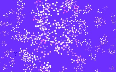 Light Purple vector pattern with artificial intelligence network.
