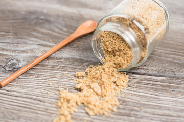 Sesame salt, Gomasio.  One of the basic spices of macrobiotic cuisine.