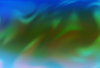 Light Blue, Green vector blurred bright pattern. Colorful abstract illustration with gradient. Blurred design for your web site.