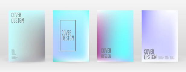 Pastel Soft. Vibrant Blue, Teal, Neon Concept.
