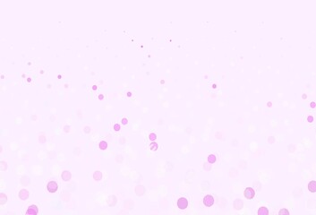 Light Purple vector background with spots.