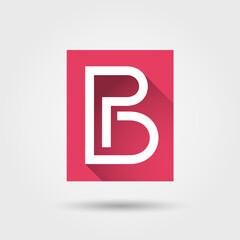 Letter B logo icon design template elements, Vector illustration Eps 10