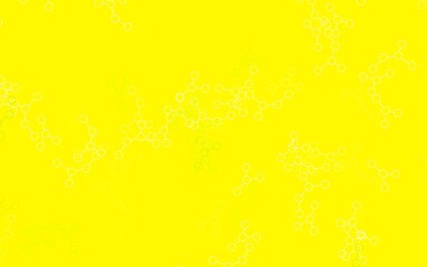 Light Green, Red vector template with artificial intelligence structure.