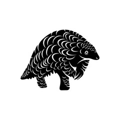 Anteater Logo Design Vector. Silhouette of Anteater. Vector illustration