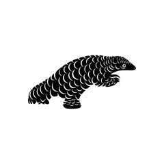 Fototapeta na wymiar Anteater Logo Design Vector. Silhouette of Anteater. Vector illustration