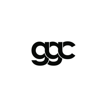 ggc letter original monogram logo design